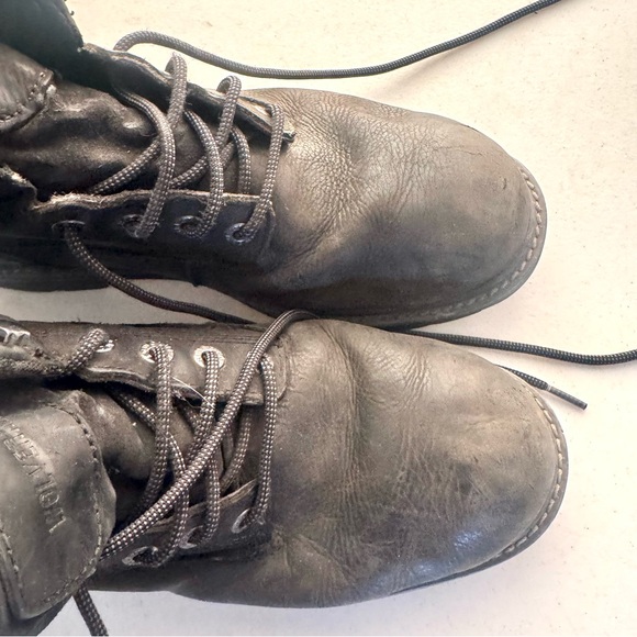 Wolverine MENS Floorhand Waterproof Leather 6” Work Boots Black Size 10 - Picture 3 of 11